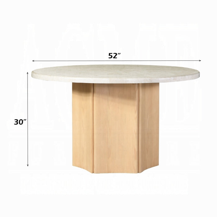 Qain Dining Table W/Marble Top