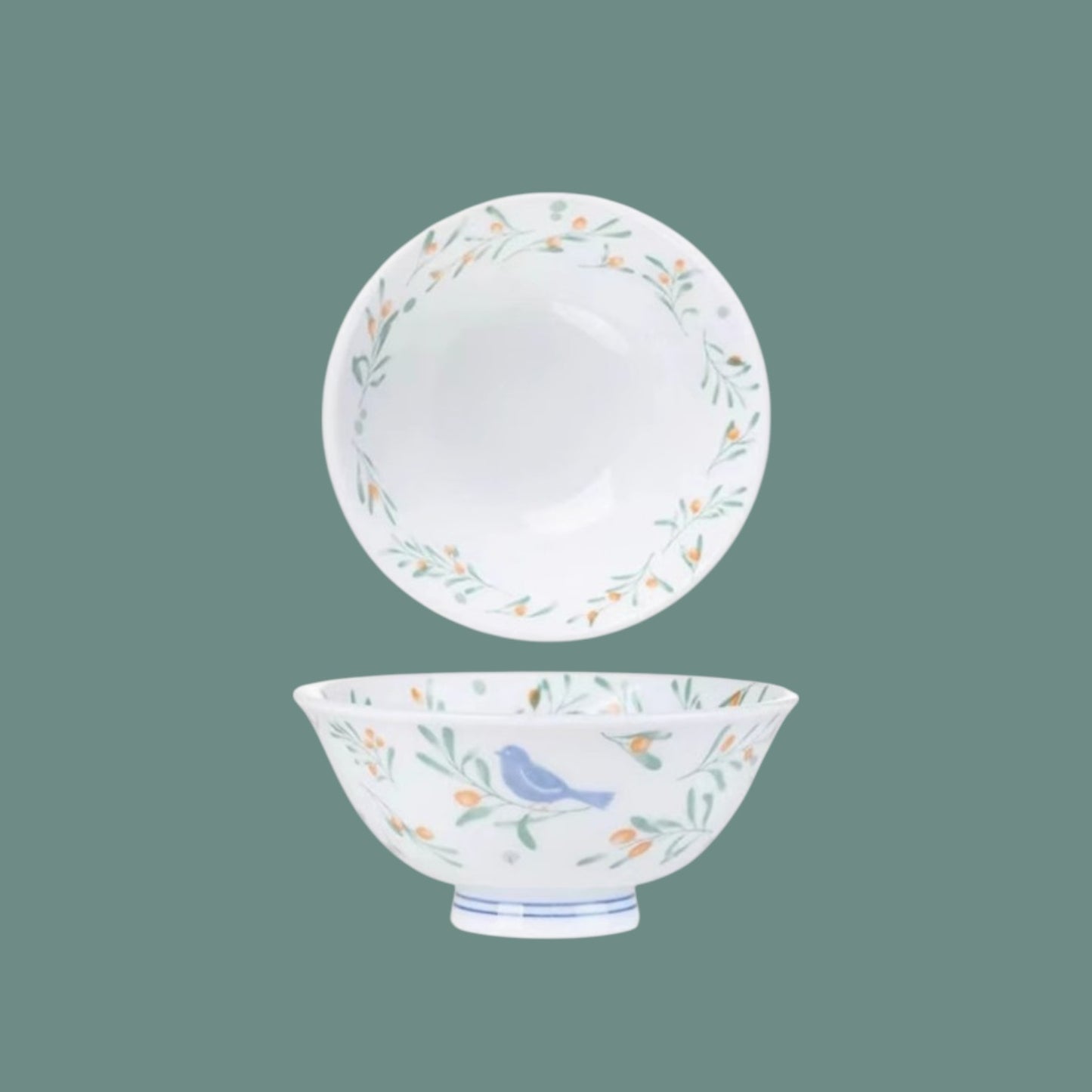 Olive Branch & Sparrow Dinnerware