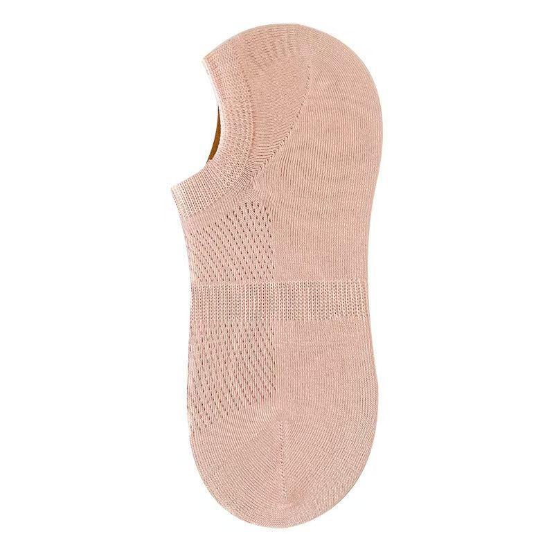 Women's Cotton Ankle Socks - 4 Pairs (Random Colors)