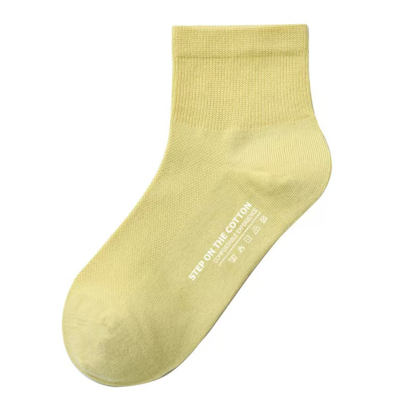 Women's Cotton Mid-Calf Socks, 2-Pair