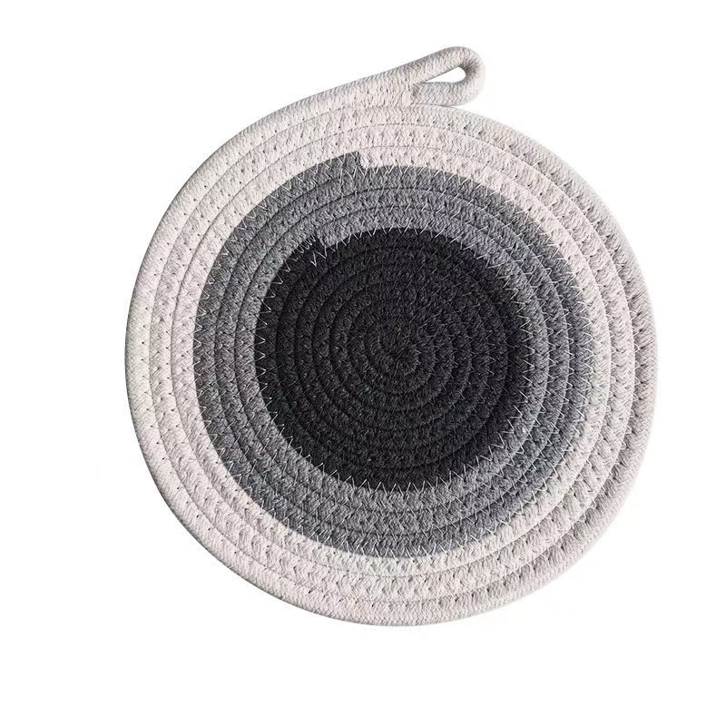 Two-Tone Cotton Rope Placemat