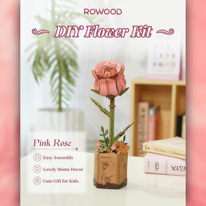 DIY Flower - Pink Rose - Futu With . . .