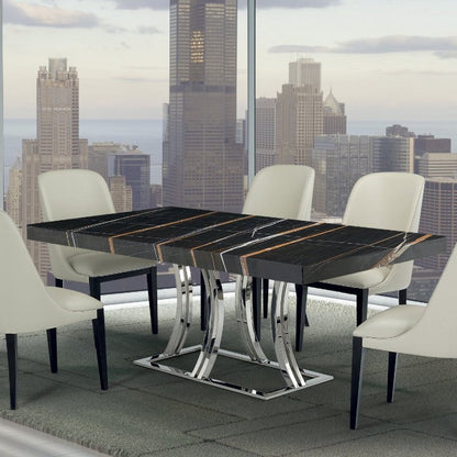 Aurona Steel Dining Table
