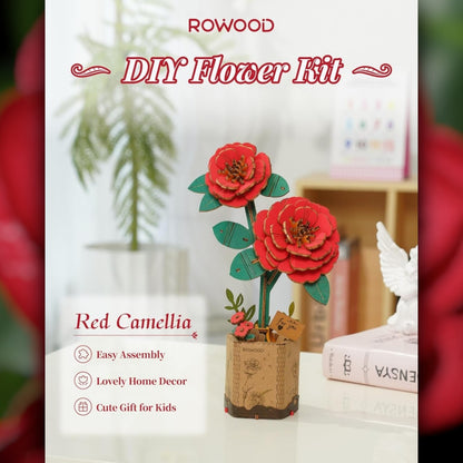 DIY Flower - Red Camellia - Futu With . . .
