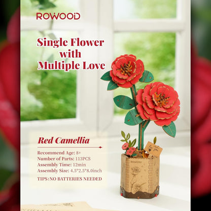 DIY Flower - Red Camellia - Futu With . . .