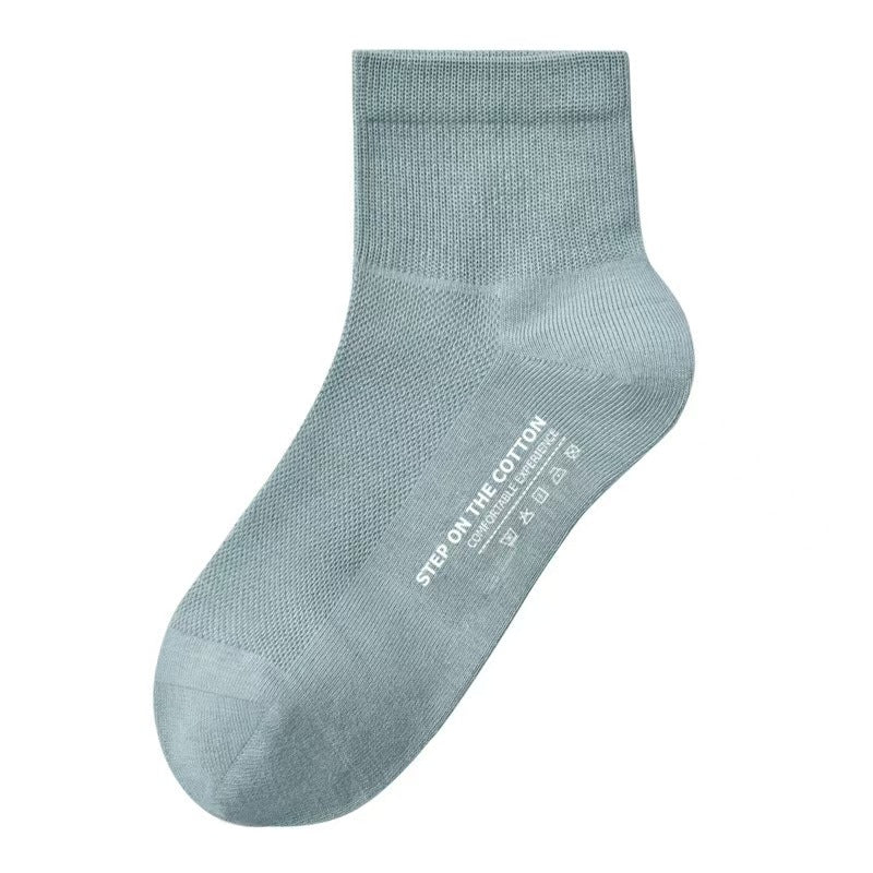 Women's Cotton Mid-Calf Socks, 2-Pair