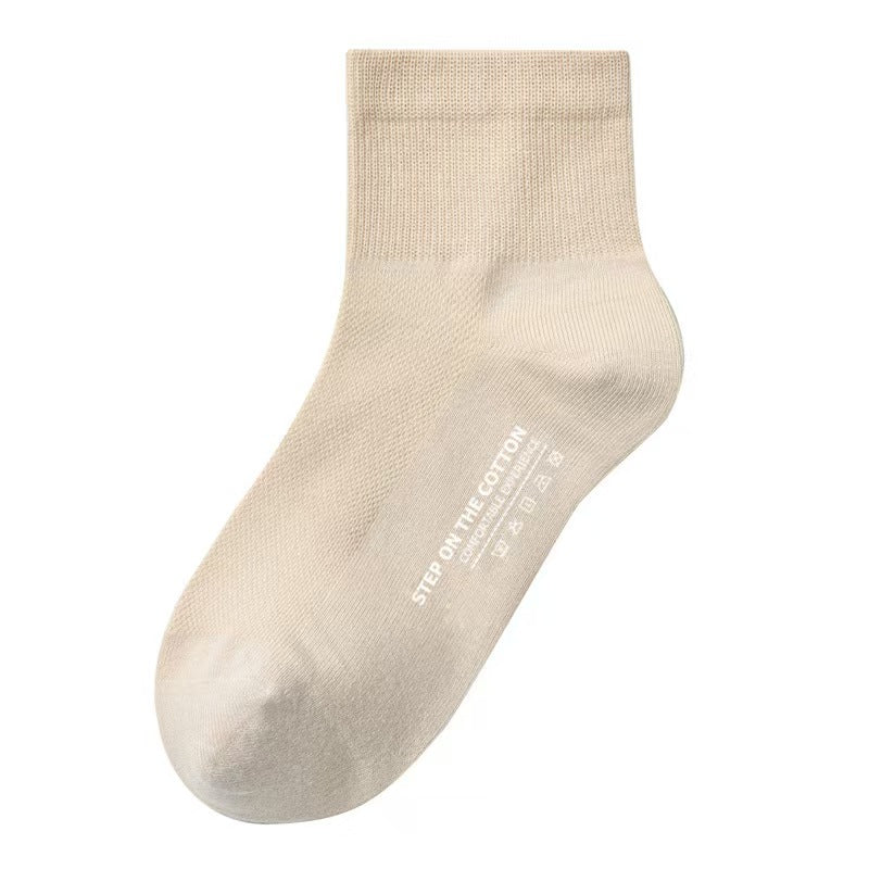 Women's Cotton Mid-Calf Socks, 2-Pair