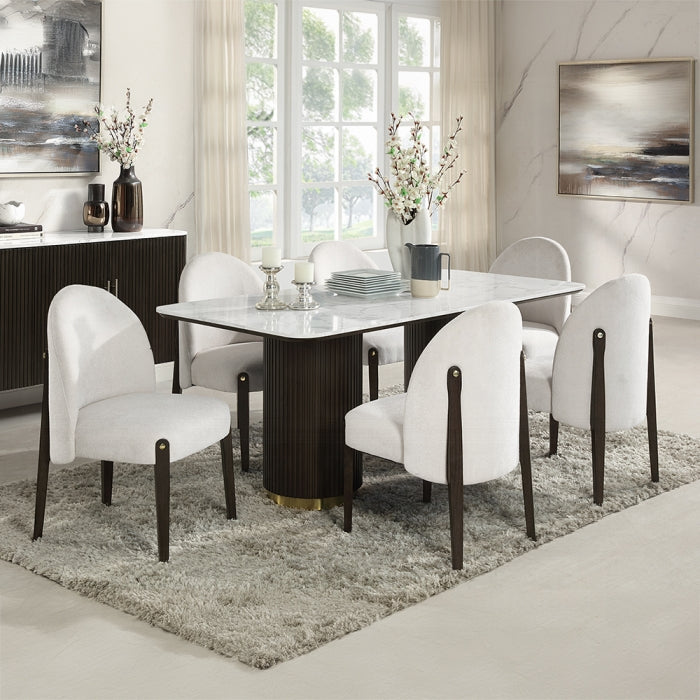 Clanten Dining Table w/Marble Top