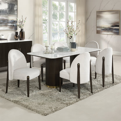 Clanten Dining Table w/Marble Top