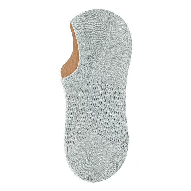 Women's Summer Ankle Socks - 4 Pairs (Random Colors)