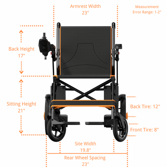 Lightweight Foldable Power Chair
