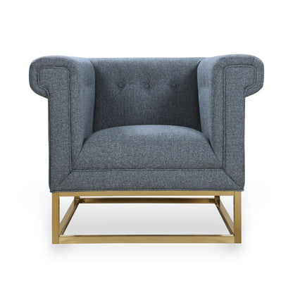 Palmira Linen Club Chair - Futu With . . .