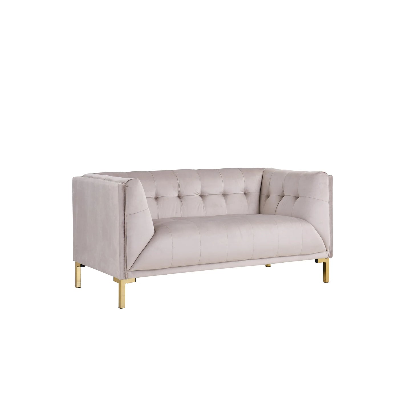 Aster Velvet Loveseat Sofa