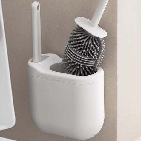 Wall-Mounted Toilet Brush Set