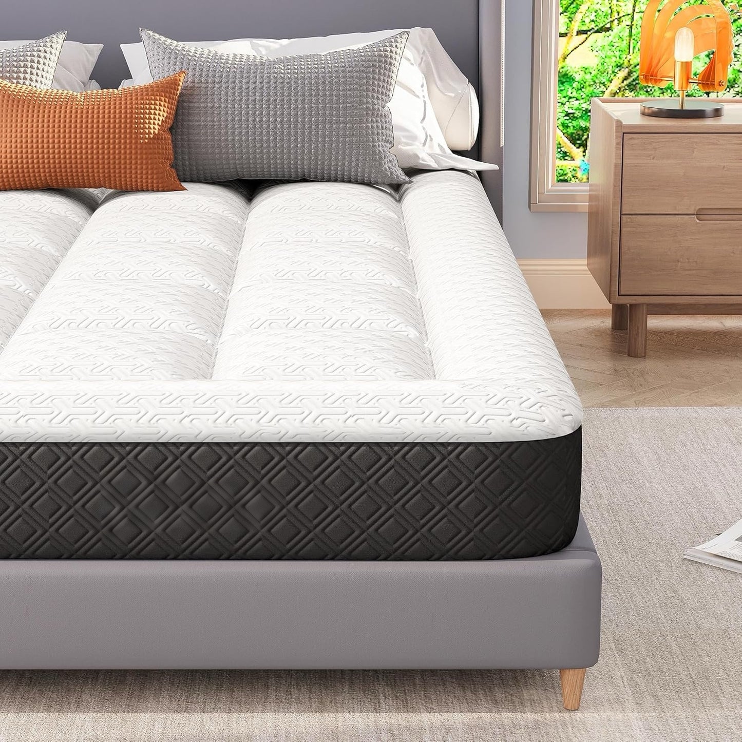 Breathable Fabric Memory Foam Mattress 5"