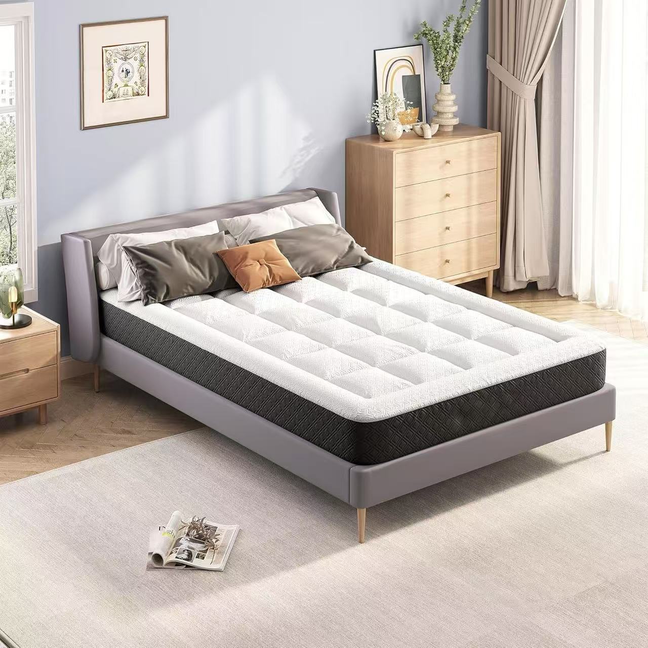 Breathable Fabric Memory Foam Mattress 5"
