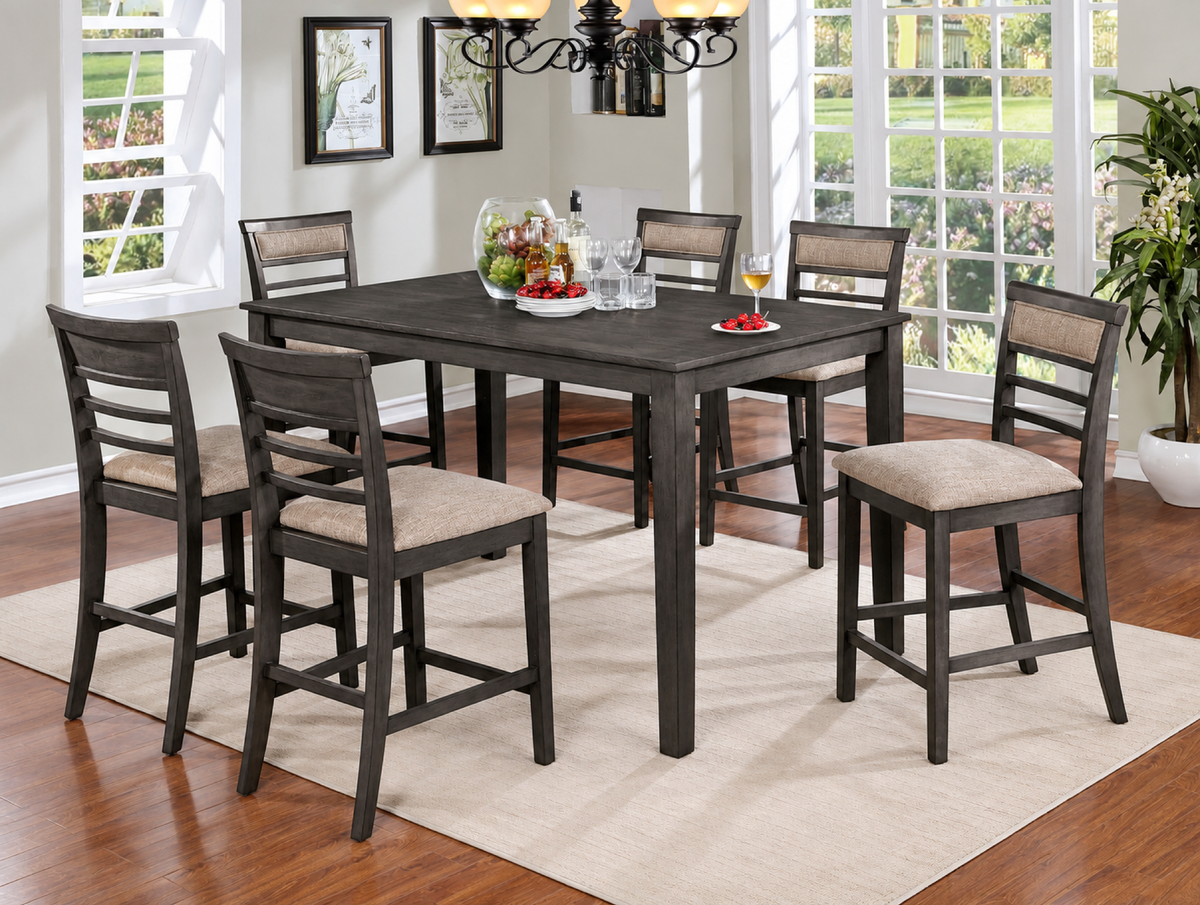 Fanial Counter Height Dining Set - 5pc/7pc