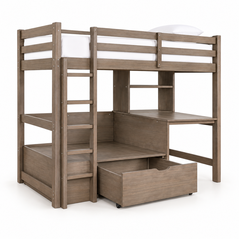 Callistos Twin/Workstation Loft Bed