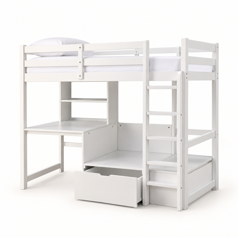 Callistos Twin/Workstation Loft Bed