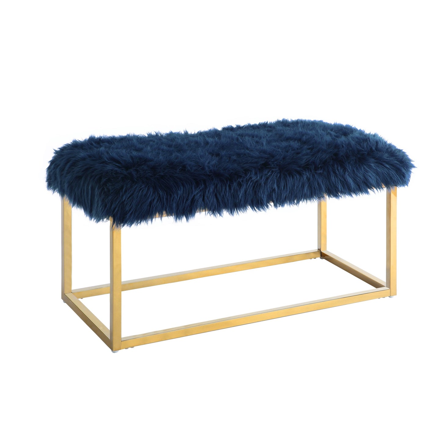 Carolyn Faux Fur Bench