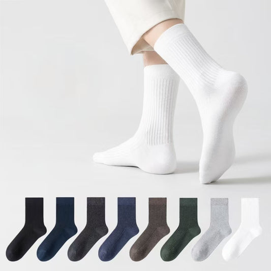 Unisex Cotton Crew Socks - 2 Pairs