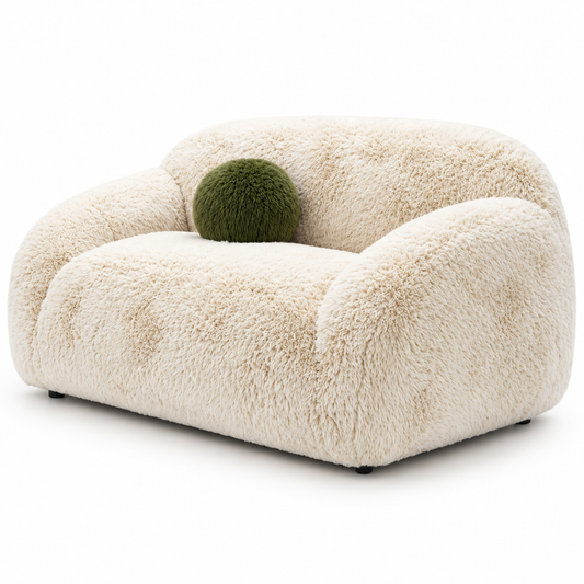 Dawna Fluffy Loveseat