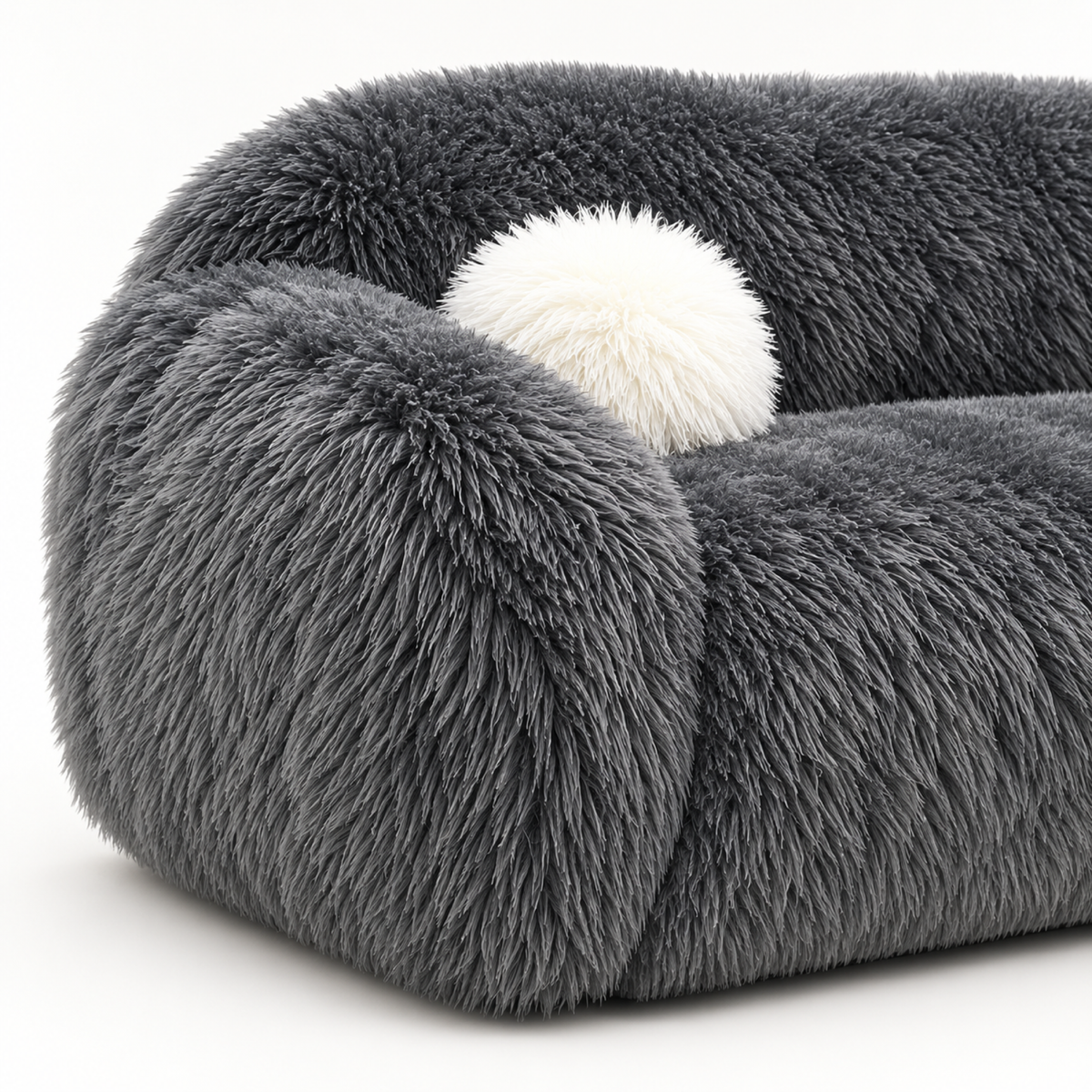 Dawna Fluffy Loveseat