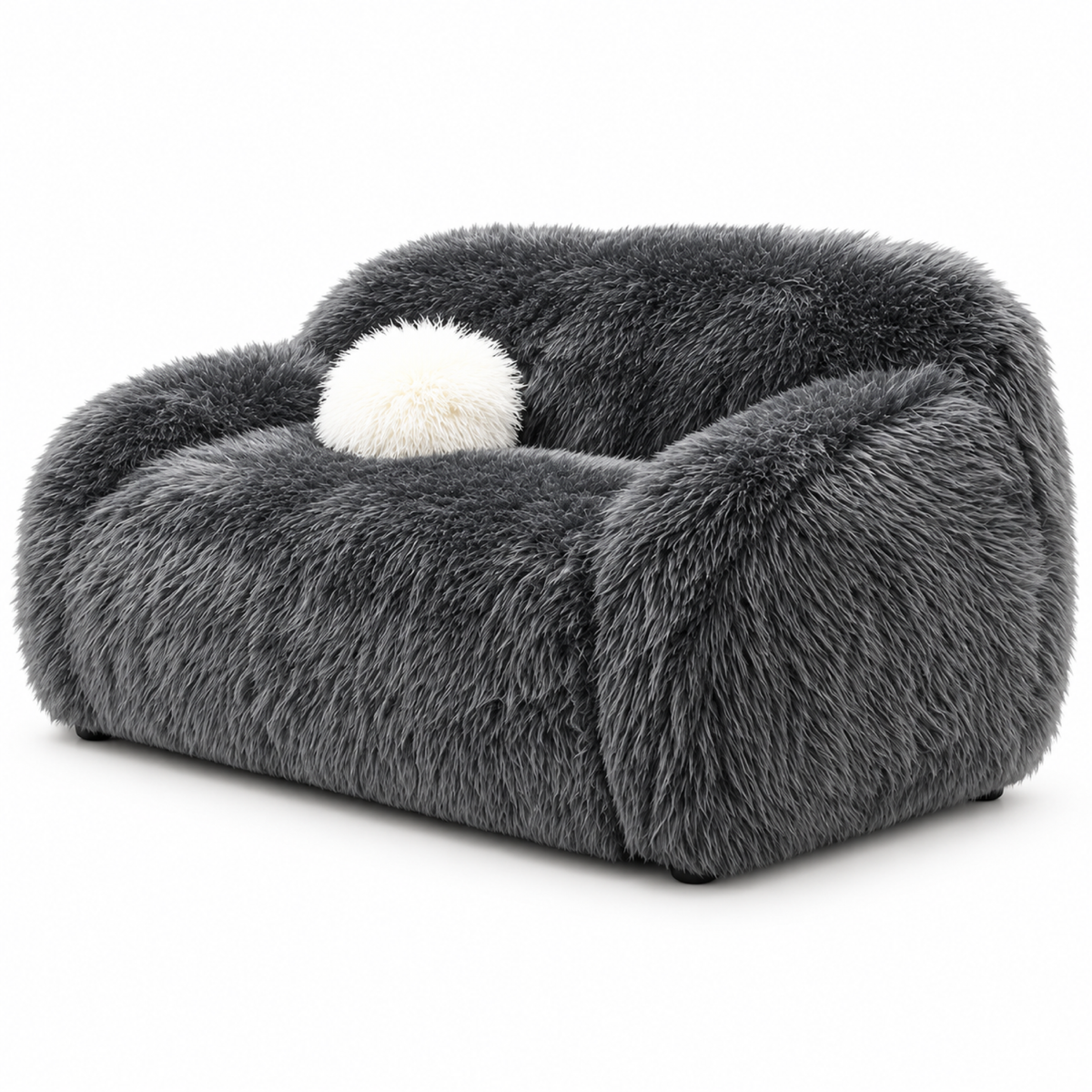 Dawna Fluffy Loveseat