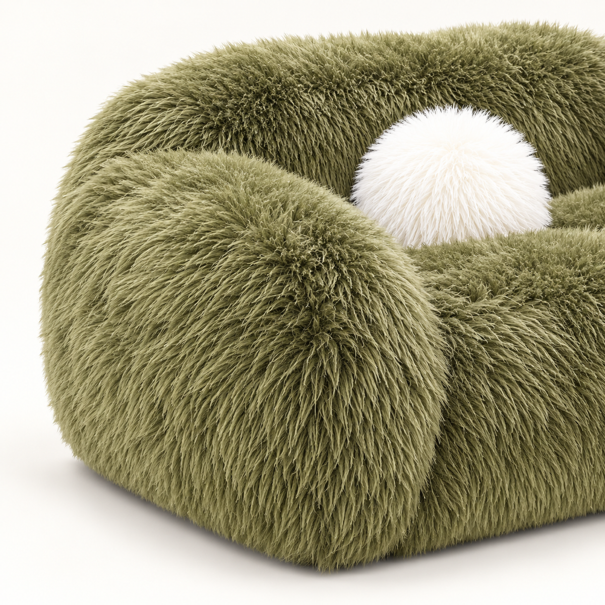 Dawna Fluffy Loveseat
