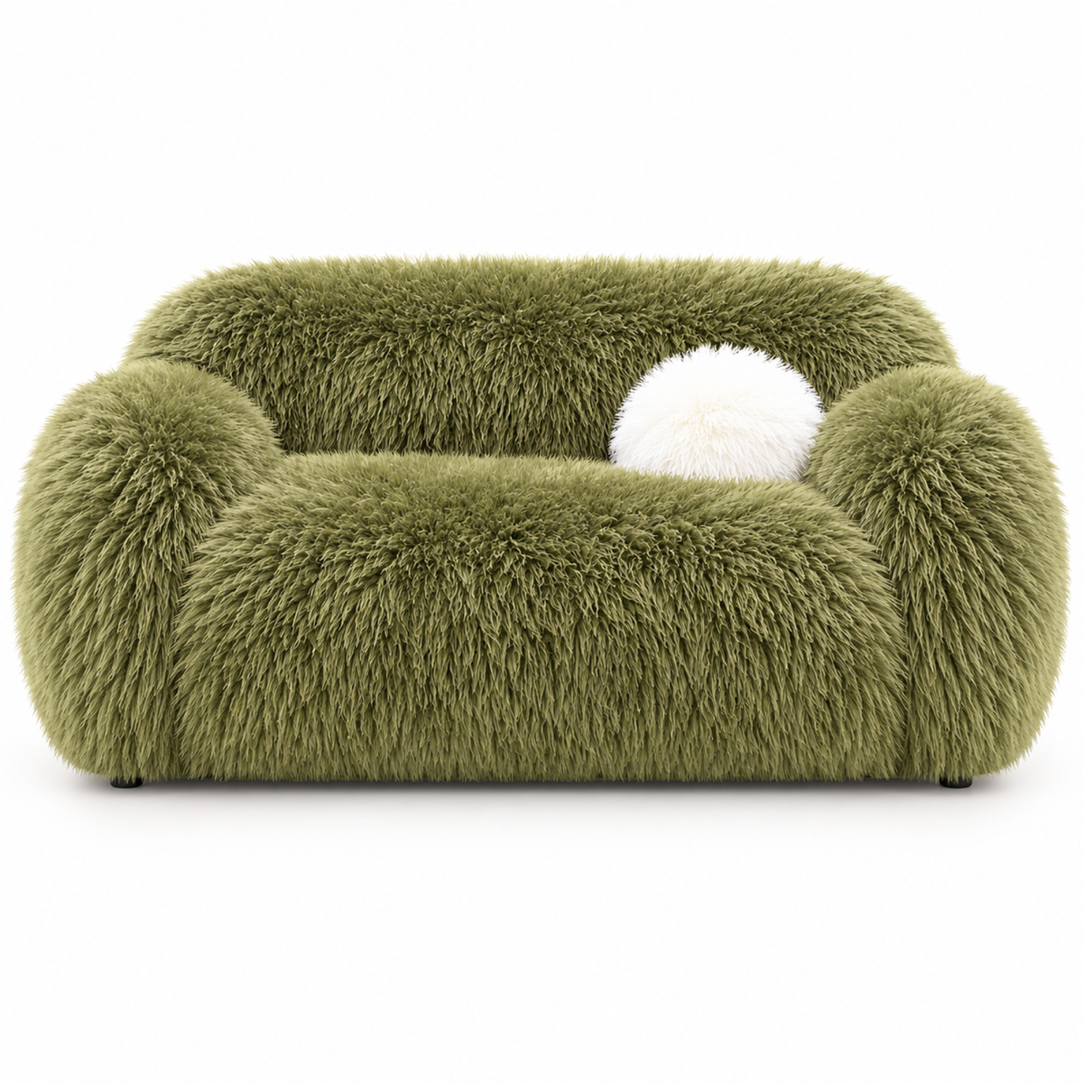 Dawna Fluffy Loveseat