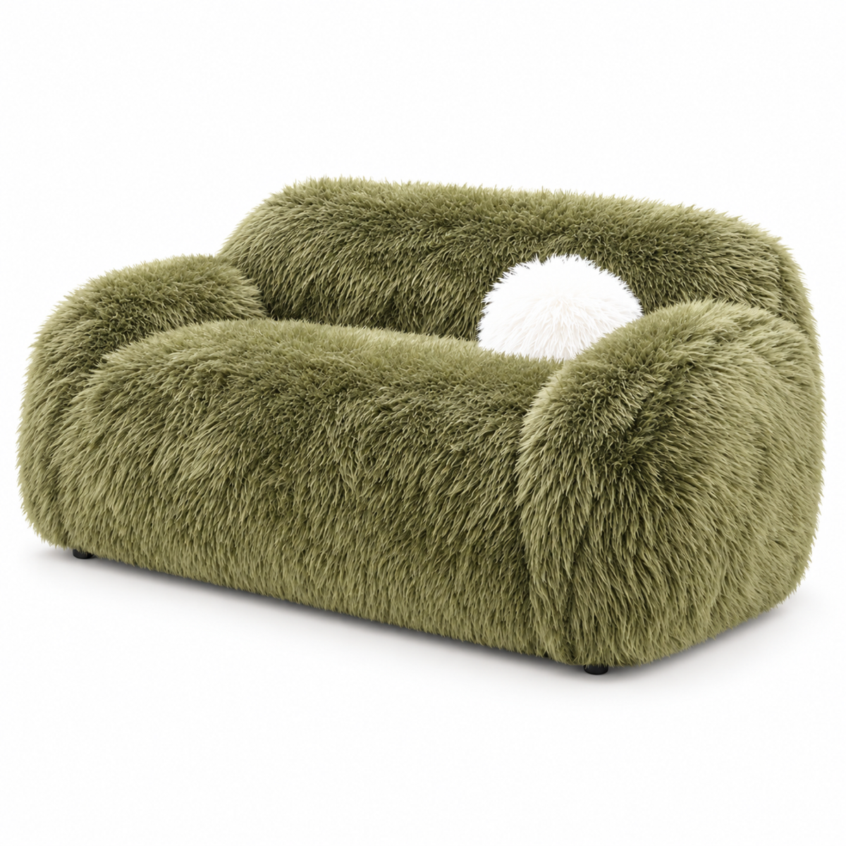 Dawna Fluffy Loveseat