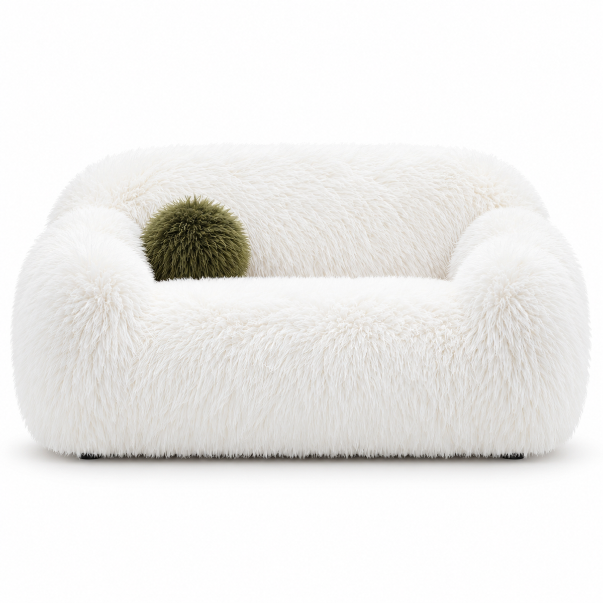 Dawna Fluffy Loveseat
