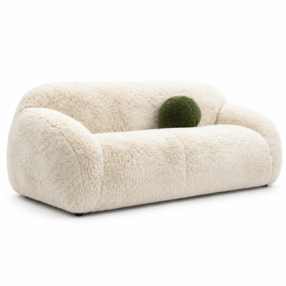 Dawna Fluffy Sofa - Beige