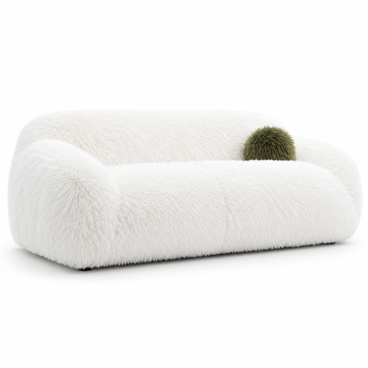 Dawna Fluffy Sofa - Beige