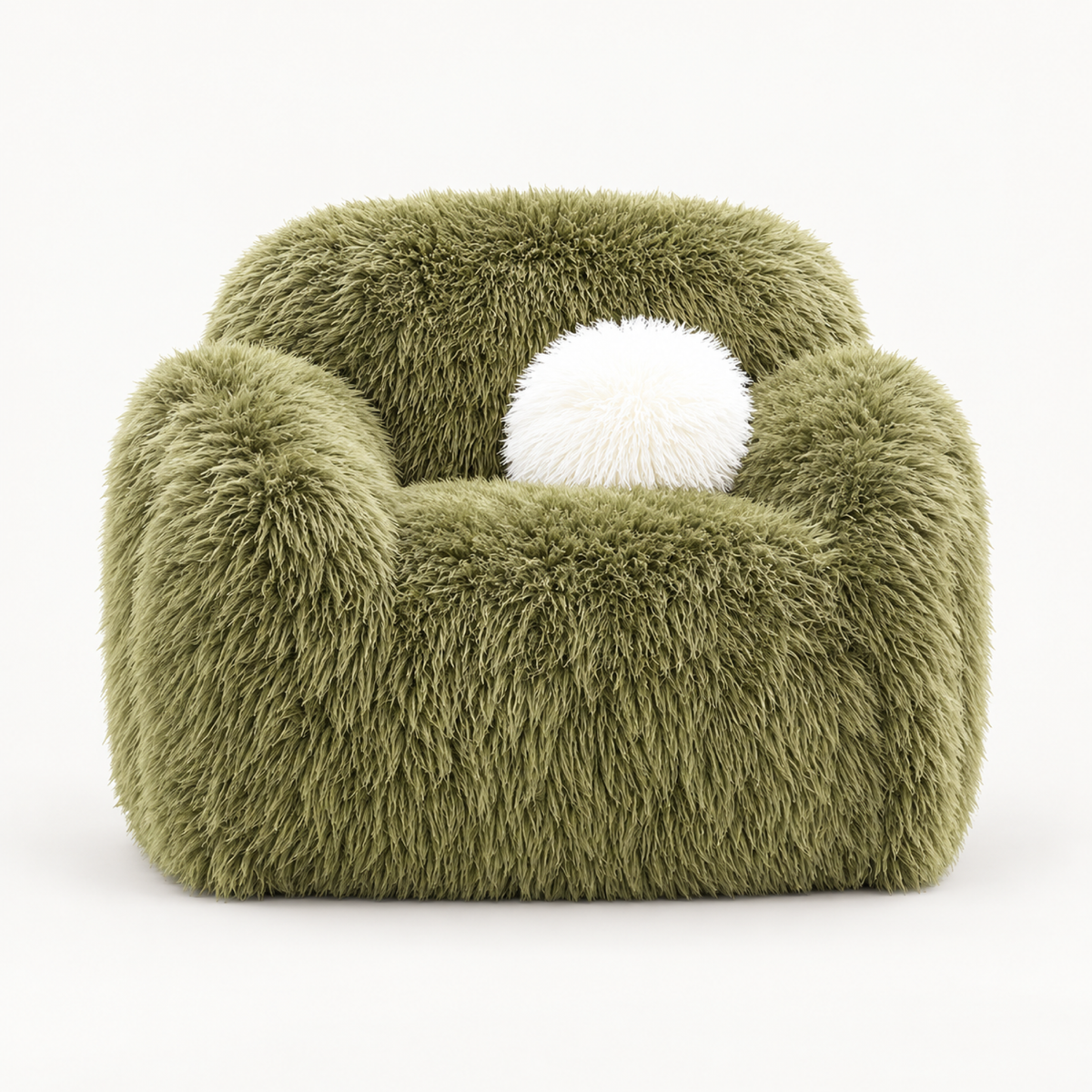 Dawna Fluffy Single Swivel Sofa