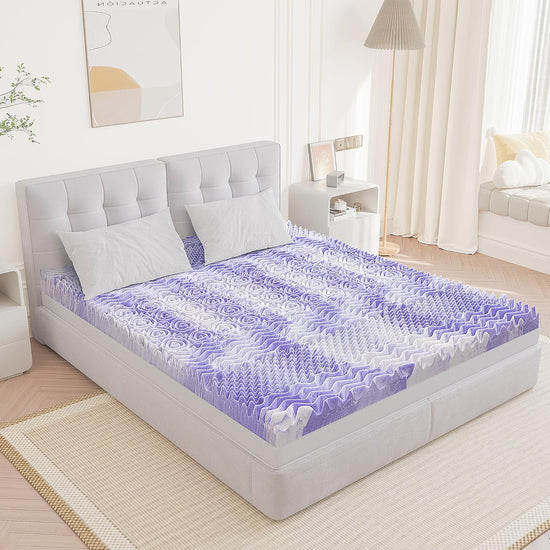7-Zone Egg Crate Foam Mattress Topper 3
