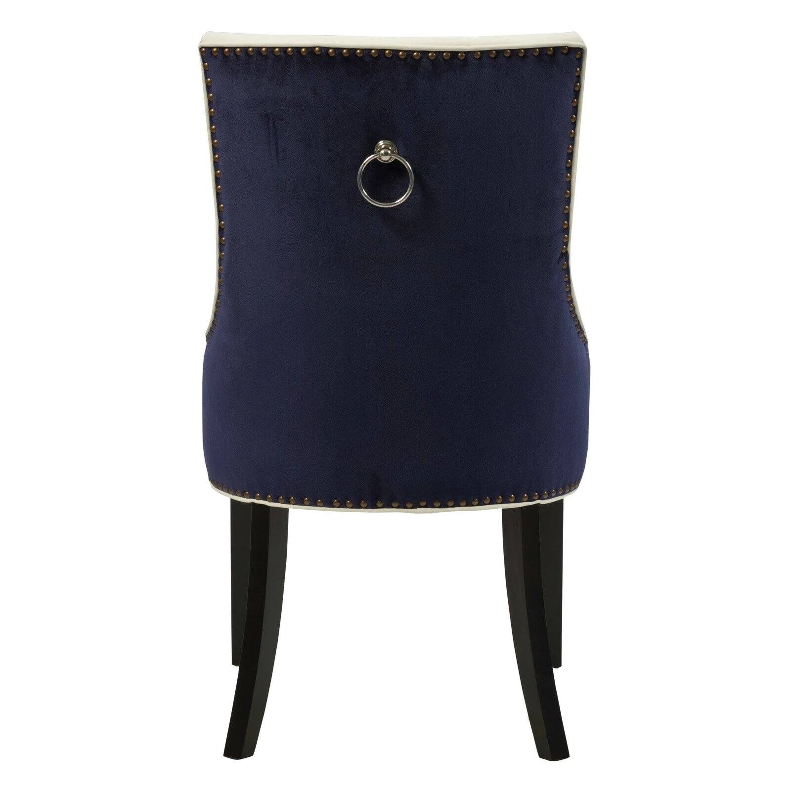 Gideon PU Leather Velvet Dining Chair