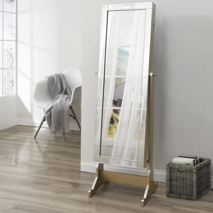 Glam Storage Armoire Cheval Mirror - Futu With . . .