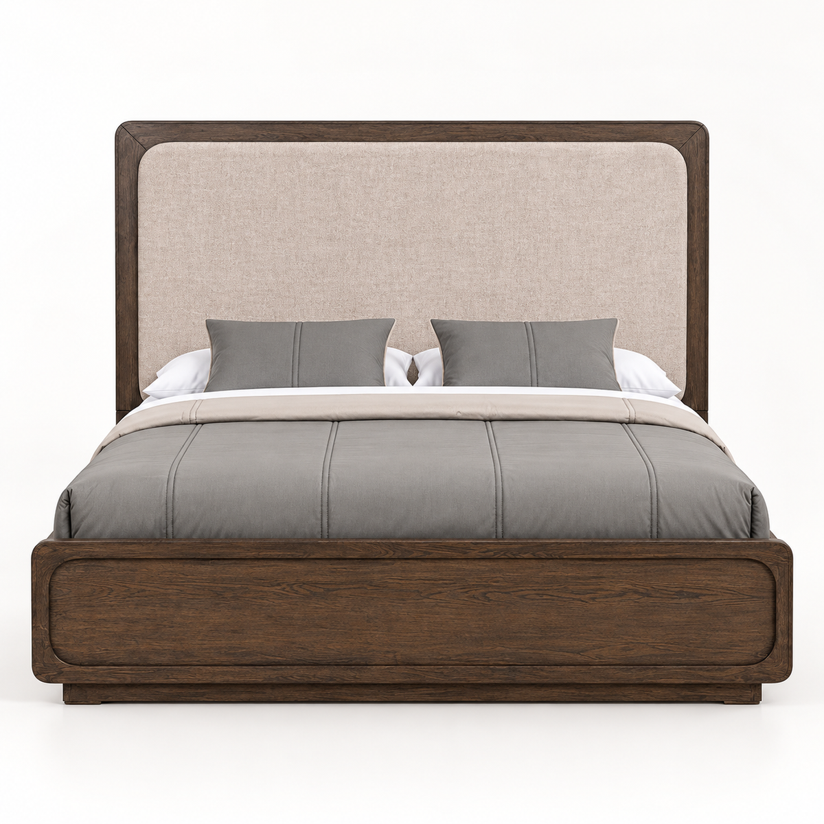 Velora Fabric Headboard Bed
