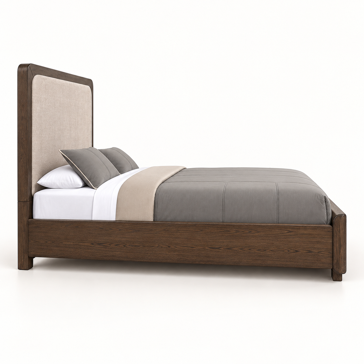 Velora Fabric Headboard Bed