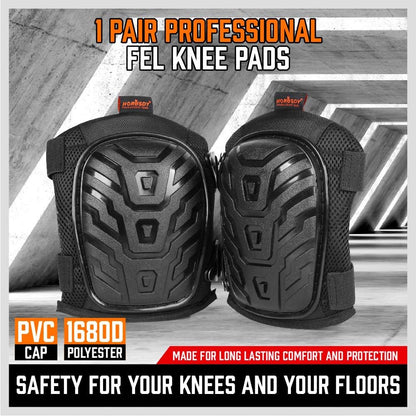 HORUSDY-1 Pair Professional Gel Knee Pads (SDY 97504) - Futu With . . .