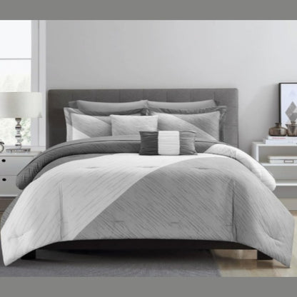 Kinsley 9-Piece Comforter Set - Queen Size - Futu With . . .