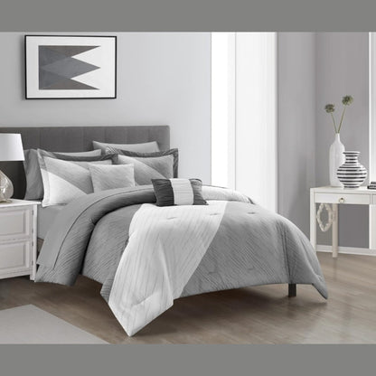 Kinsley 9-Piece Comforter Set - Queen Size - Futu With . . .