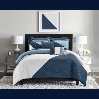 Kinsley 9-Piece Comforter Set - Queen Size - Futu With . . .