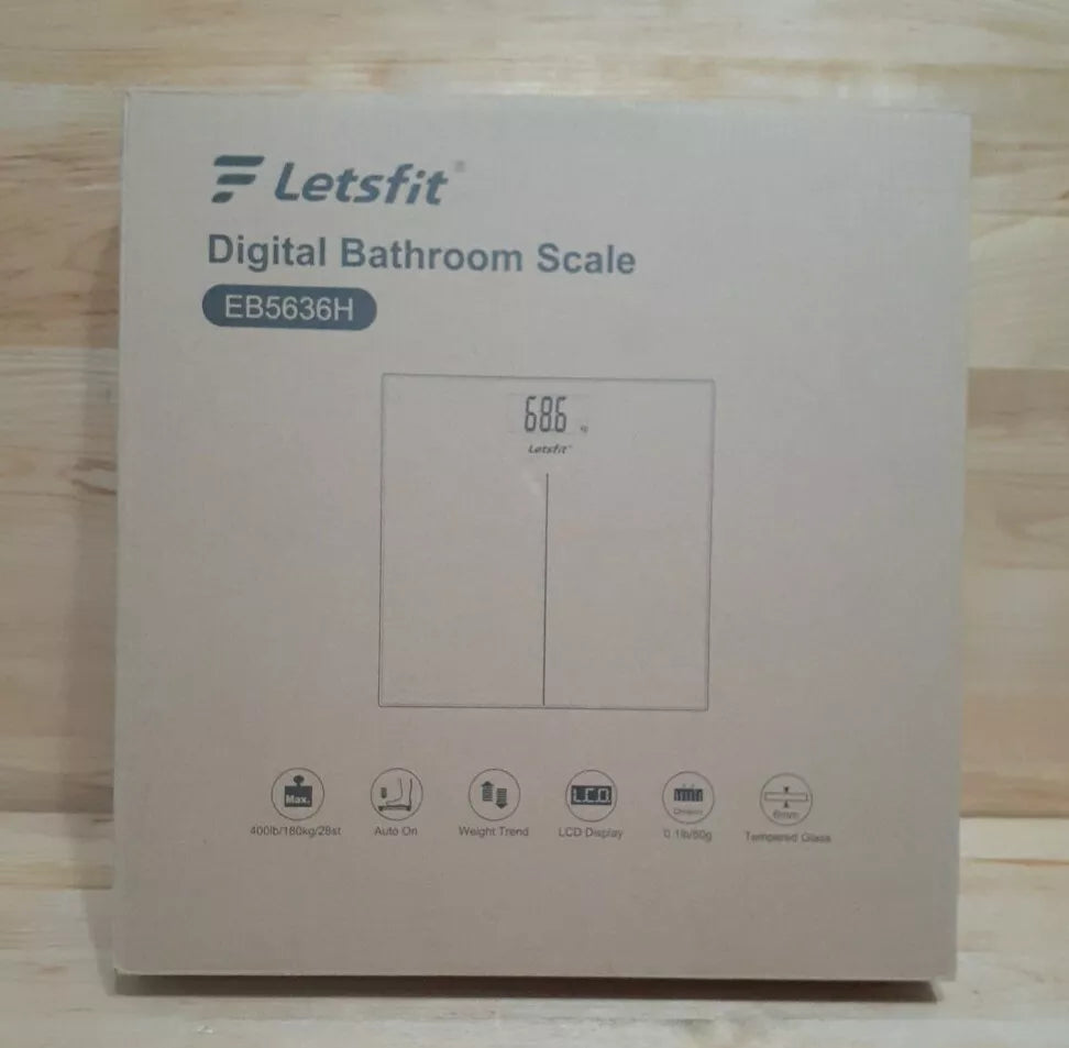 LETSFIT-Digital Bathroom Scale (EB5636H)