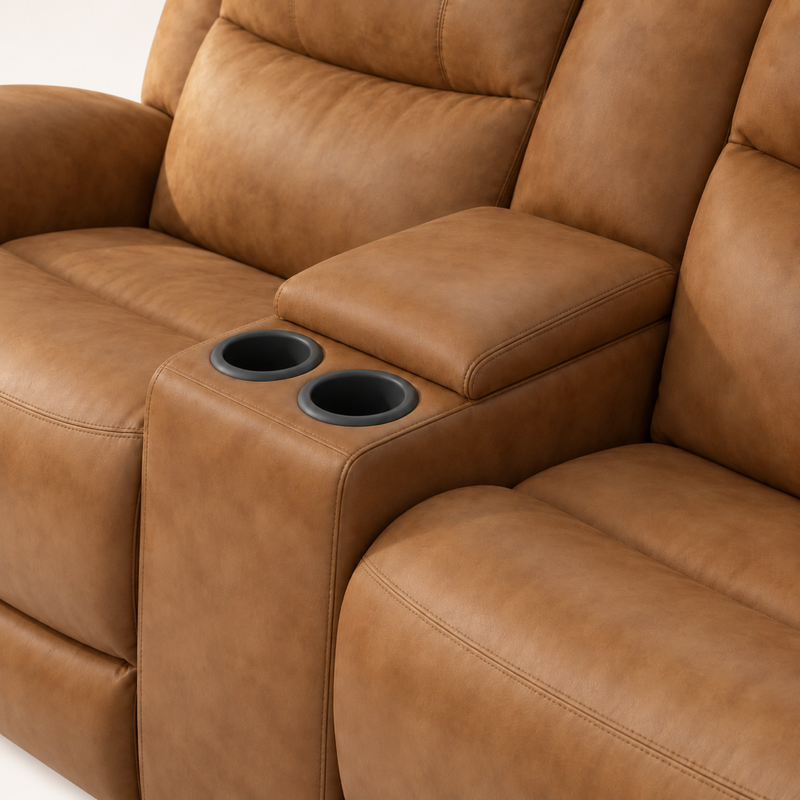 Leolio Manual Reclining Loveseat
