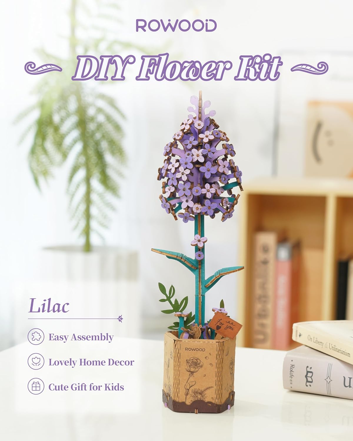 Lilac (TW021) -Wooden Bloom Craft