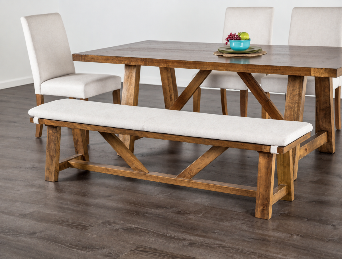 Losone Dining Set w/ Bench - 6pc