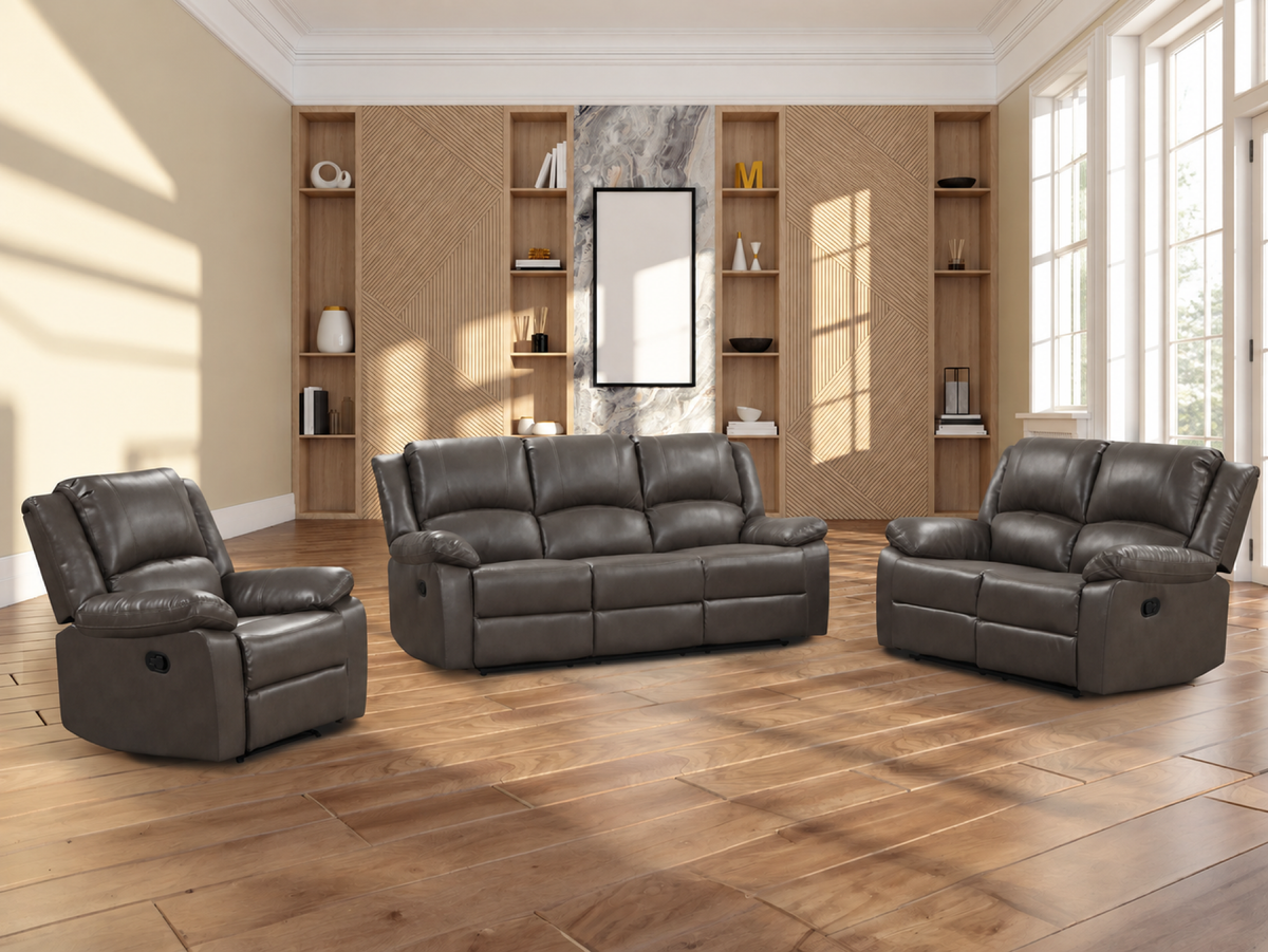 Letha Manual Sofa Set - 2pc