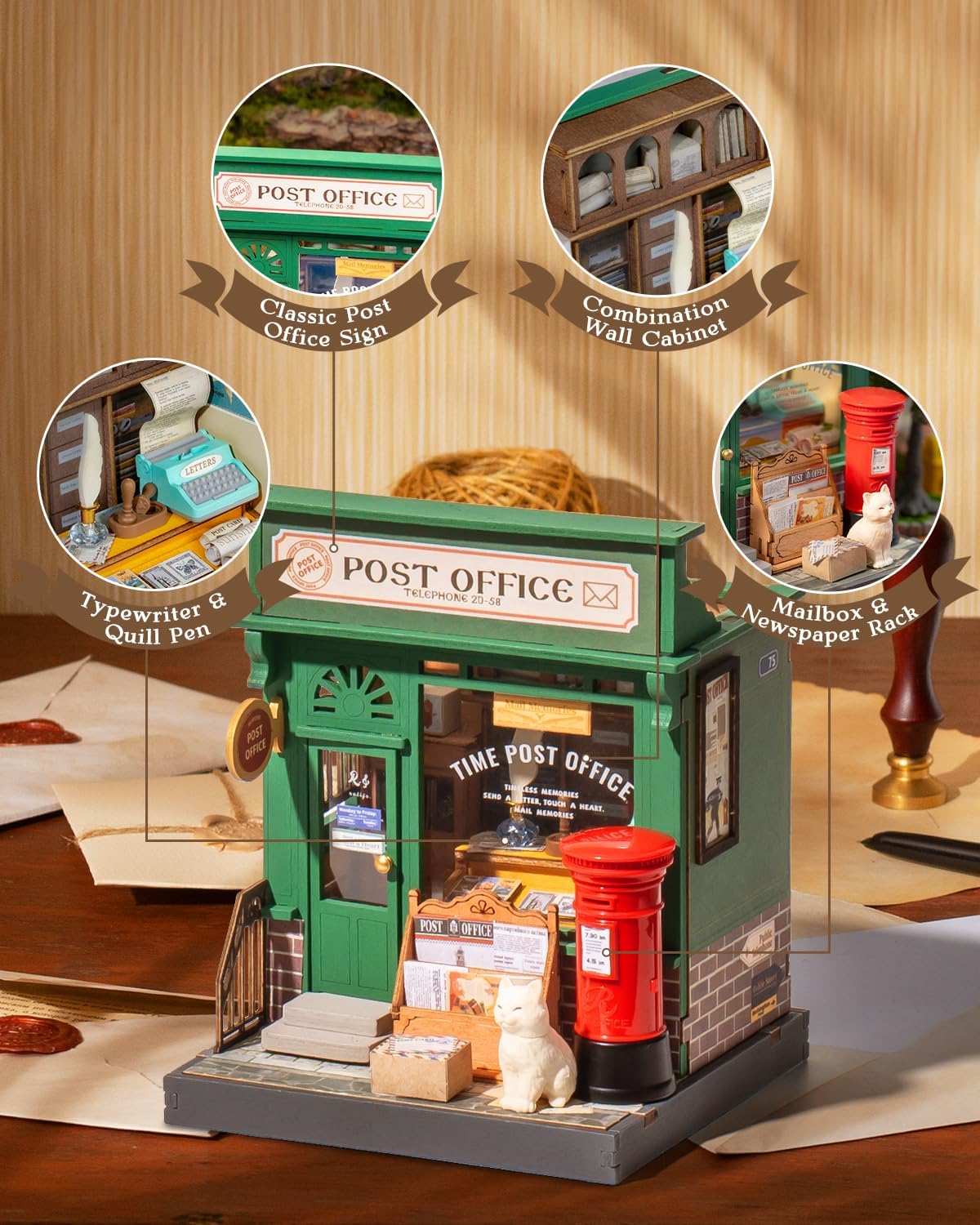 DIY Miniature House- (DS037) Century Post Office